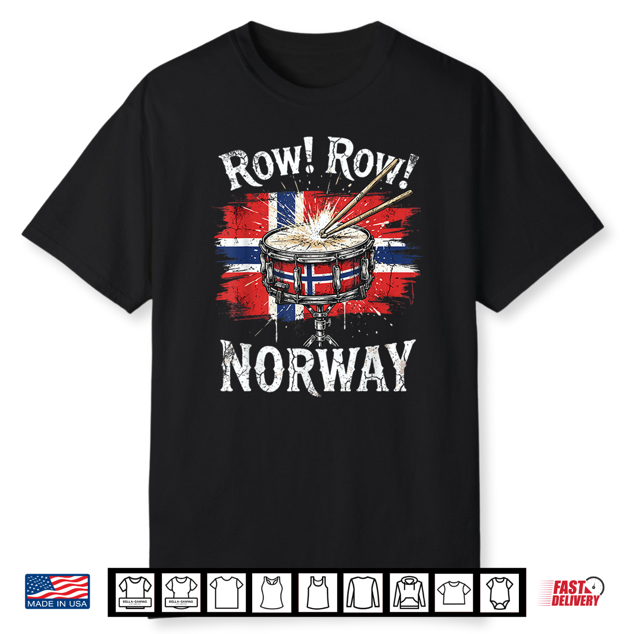 Norwegian Drum Row Norway Flag Scandinavian Heritage Artwork Shirt Norwegian Drum Row Norway Flag Scandinavian Heritage Artwork Shirt