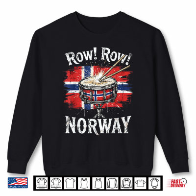 Norwegian Drum Row Norway Flag Scandinavian Heritage Artwork Shirt 2 Sweatshirt Norwegian Drum Row Norway Flag Scandinavian Heritage Artwork Shirt