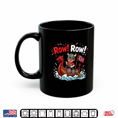 Norwegian Viking Boy Row Boat Norway Flag Norse Heritage Art Shirt 3 Mug Norwegian Viking Boy Row Boat Norway Flag Norse Heritage Art Shirt