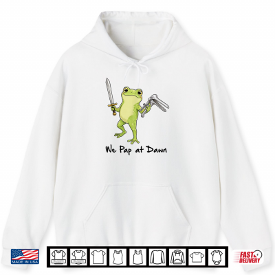 Hoodie OBGYN Obstetrician Gynecologist Frog Meme We Pap At Dawn Shirt