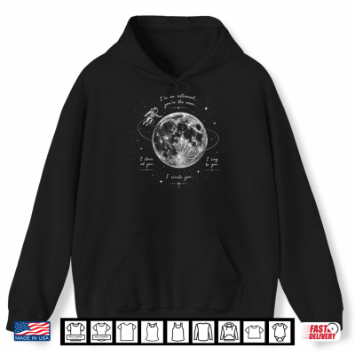 Hoodie Vintage Astronaut Moon Orbiter Inspired Folk Men Women Shirt