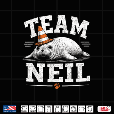Team Neil The Seal Shirt 4 Design Team Neil The Seal Shirt