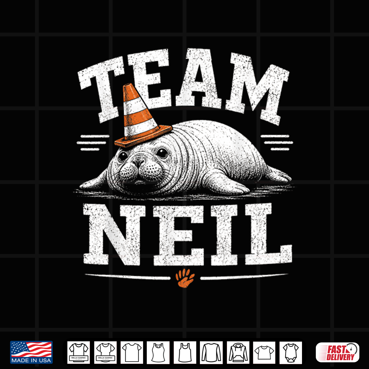 Team Neil The Seal Shirt Team Neil The Seal Shirt