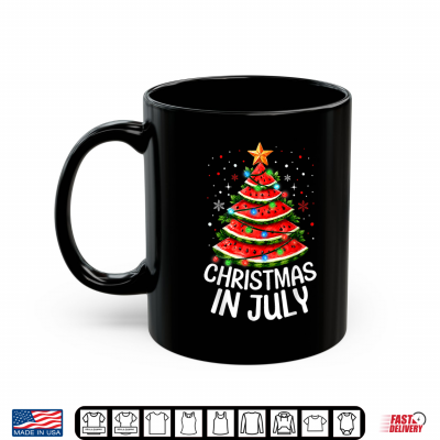 Mug Watermelon Xmas Tree Summer Men Women Kids Shirt