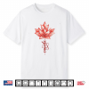 Canada Floral Maple Leaf Watercolor Canada Shirt