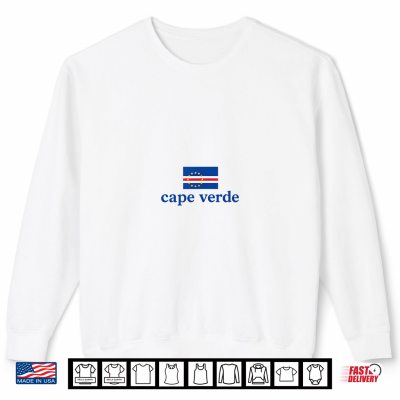 Sweatshirt Cape Verde Flag Capo Verde Soccer Fan Cape Verdean Flag Shirt