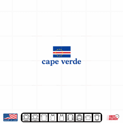 Design Cape Verde Flag Capo Verde Soccer Fan Cape Verdean Flag Shirt