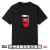 Football Fan World Match Funny Satire Red Cup With World Art Shirt