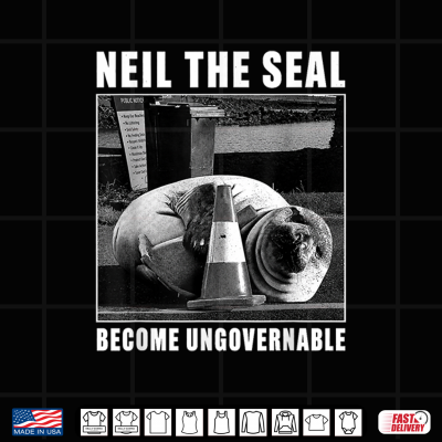 Design Neil The Seal Become Ungovernable Funny Meme Art Shirt