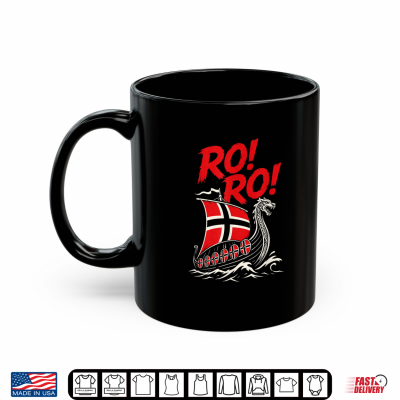 Mug Ro Ro Norway Funny Viking Ship Heia Norge Norwegian Fans Shirt