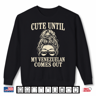 Sweatshirt Cute Venezuelan Women Wife Venezuela Shirt