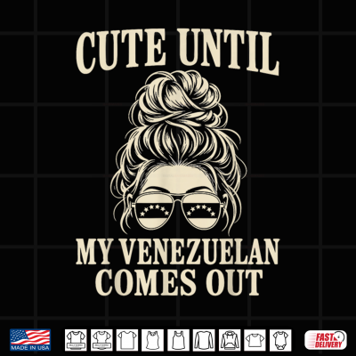Design Cute Venezuelan Women Wife Venezuela Shirt