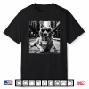 Golden Retriever Drinking Iced Milk Coffee Dog Lover Art Shirt