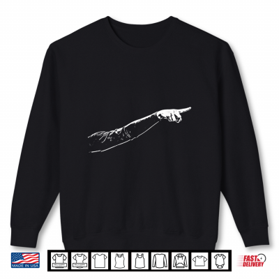Sweatshirt Hand Pointing Meme Funny Basketball Shirt