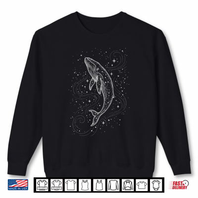 Sweatshirt Humpback Whale Galaxy Shirt