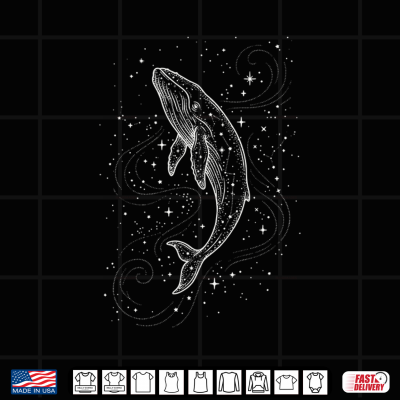 Design Humpback Whale Galaxy Shirt
