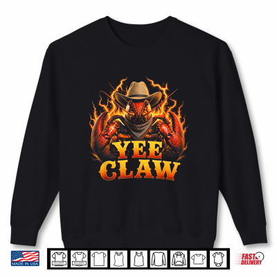 Sweatshirt Yee Claw Crawfish Boil Shirt