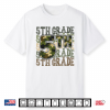 Camo 5Th Grade Team Squad Back To School Fifth Grade Crew Shirt