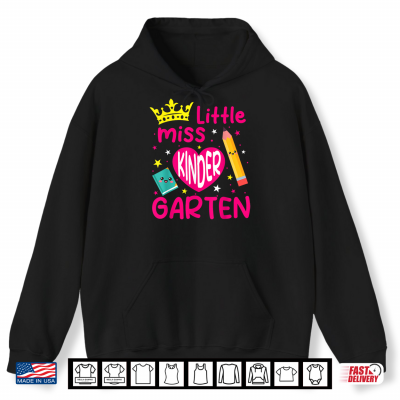 Hoodie Cute Kindergarten Princess Back to School Kids Shirt