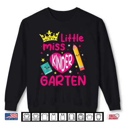 Sweatshirt Cute Kindergarten Princess Back to School Kids Shirt