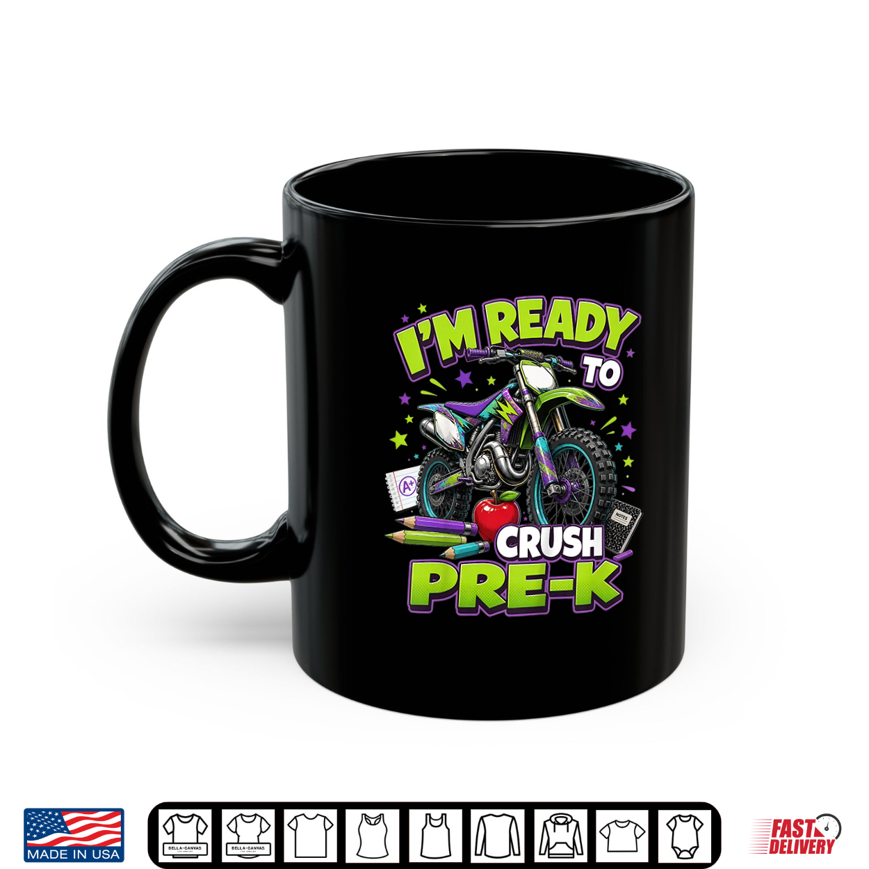 Dirt Bike Motocross I’M Ready To Crush Pre K Back To School Shirt Dirt Bike Motocross I’M Ready To Crush Pre K Back To School Shirt