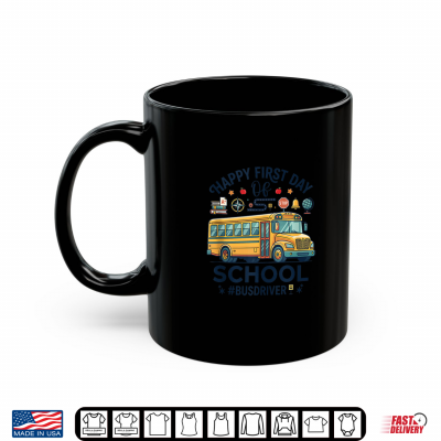Mug First Day of School Bus Driver Retro Back to School Shirt
