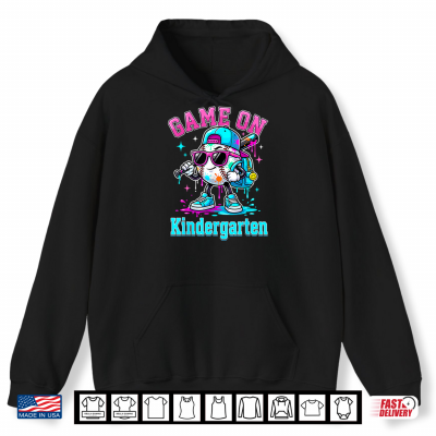 Hoodie Game On Kindergarten Baseball Drip Ice Cream Player Kid Shirt