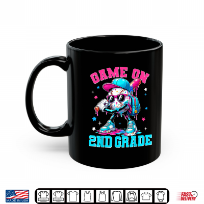 Mug Game On 2nd Grade Drip Baseball Back to School Kid Shirt