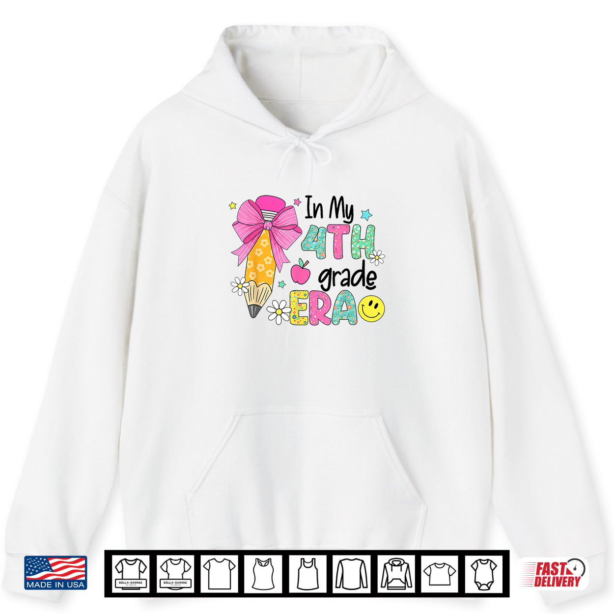 In My Fourth Grade Era Back To School Groovy Teachers Shirt In My Fourth Grade Era Back To School Groovy Teachers Shirt