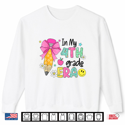 In My Fourth Grade Era Back To School Groovy Teachers Shirt 2 Sweatshirt In My Fourth Grade Era Back to School Groovy Teachers Shirt