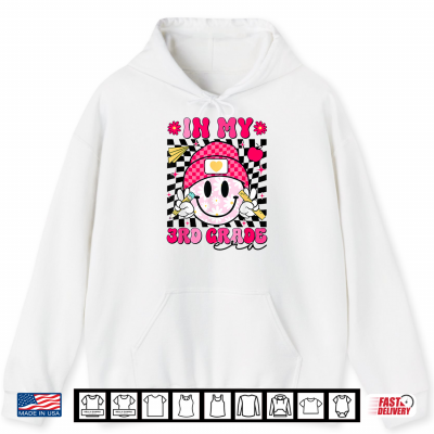 Hoodie In My Third Grade Era Back to School Groovy Teachers Shirt