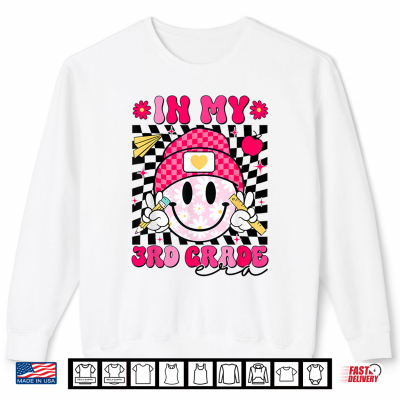 Sweatshirt In My Third Grade Era Back to School Groovy Teachers Shirt