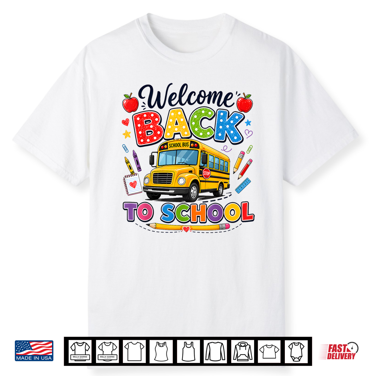 Welcome Back To School Bus Driver Tees First Day Of School Shirt Welcome Back To School Bus Driver Tees First Day Of School Shirt