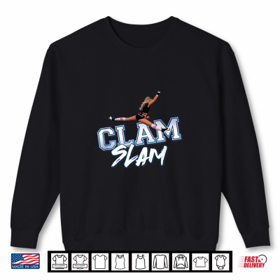 Sweatshirt Clam Slam Splits Funny Quote Island Love Kenzie Twerk Dance Shirt