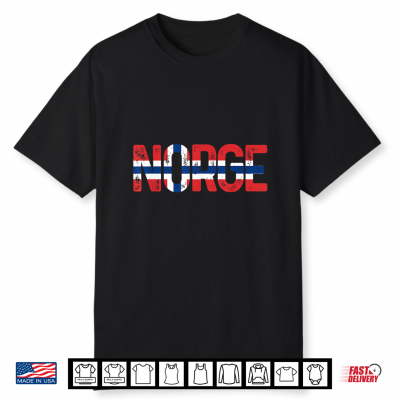 Norge Flag Norway Norwegian Shirt