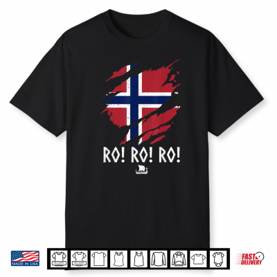 Norway Flag Norwegian Scandinavian Pride Norge Row Country Shirt
