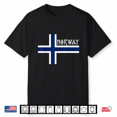 Norway Flag Norwegian Pride Norge Men Women Kids Shirt