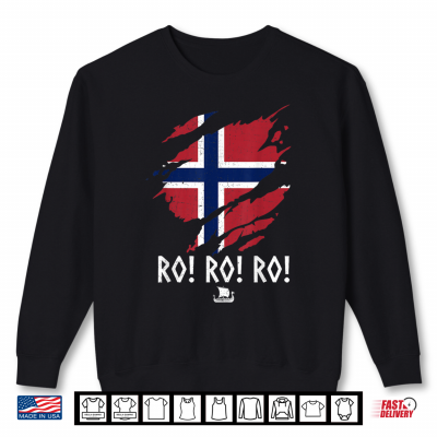 Sweatshirt Norway Flag Norwegian Scandinavian Pride Norge Row Country Shirt