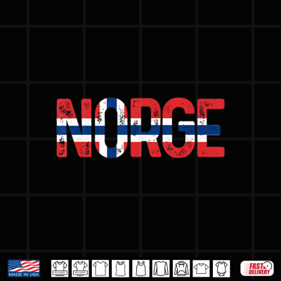 Design Norge Flag Norway Norwegian Shirt