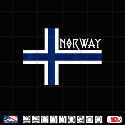 Design Norway Flag Norwegian Pride Norge Men Women Kids Shirt