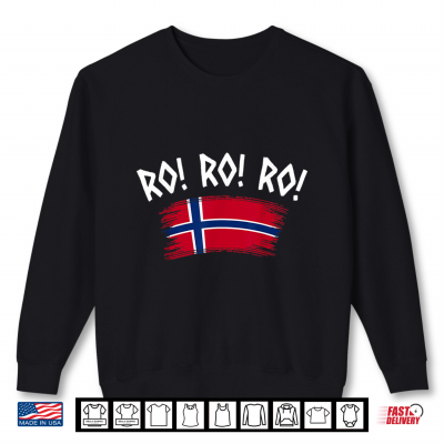 Sweatshirt Norway Row Norge Row Norwegian Flag Men Women Kids Shirt