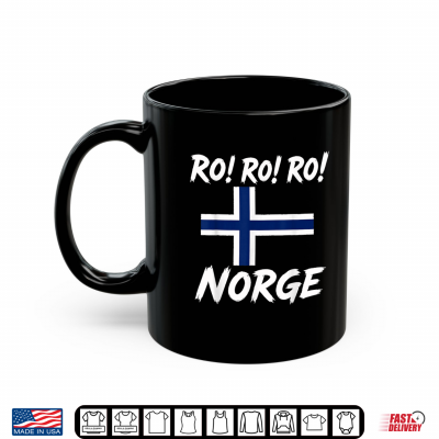 Mug Ro Ro Ro Norwegian Viking Norway Flag Norge Patriotic Shirt