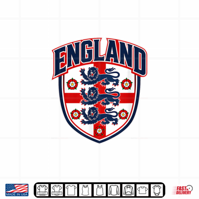 Design England Shirt with English Flag Men Women Kids England Shirt