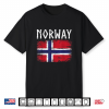 Norway With Norwegian Flag Men Women Kids Shirt