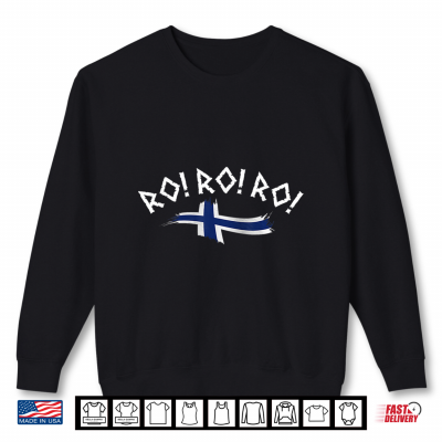 Sweatshirt Norway Row Red Norge Norwegian Flag Shirt