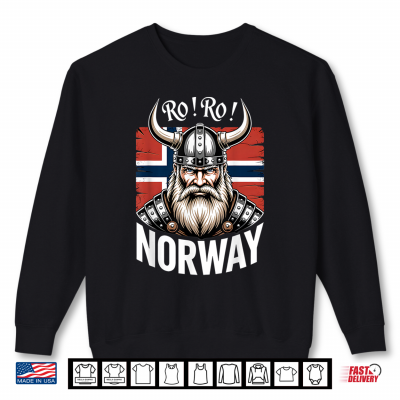 Sweatshirt Norwegian Viking Norway Flag Scandinavian Souvenir Shirt
