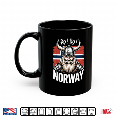 Mug Norwegian Viking Norway Flag Scandinavian Souvenir Shirt