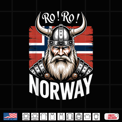 Design Norwegian Viking Norway Flag Scandinavian Souvenir Shirt