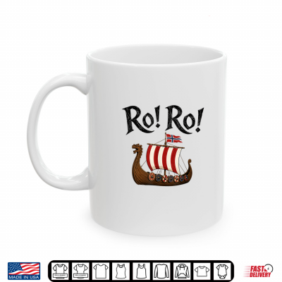 Mug Ro Ro Norwegian Viking Ship Norway Flag Norse Heritage Shirt