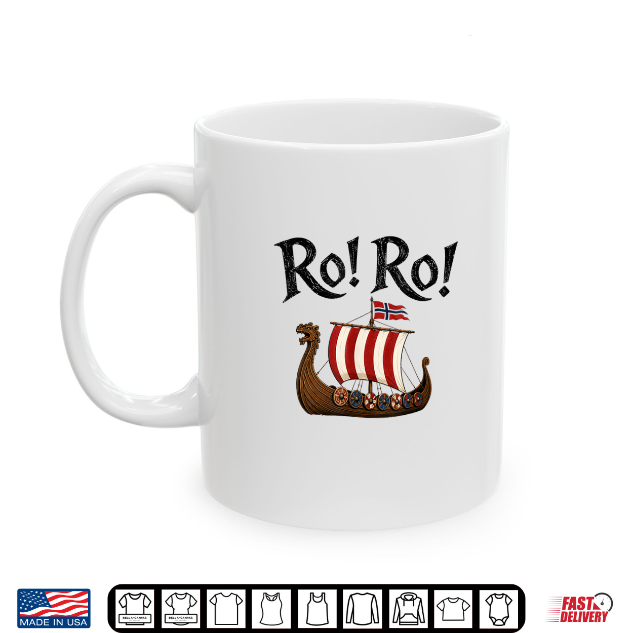 Ro Ro Norwegian Viking Ship Norway Flag Norse Heritage Shirt